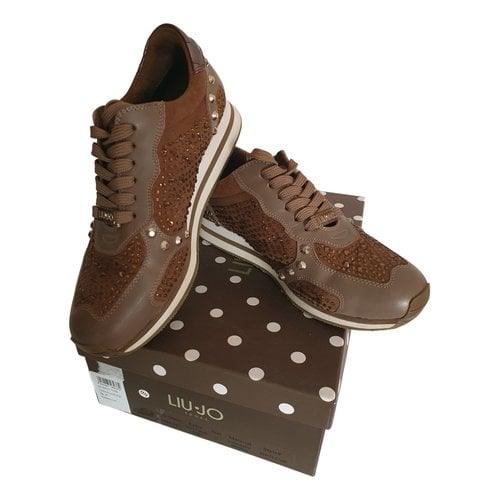 Pre-owned Liujo Trainers In Brown