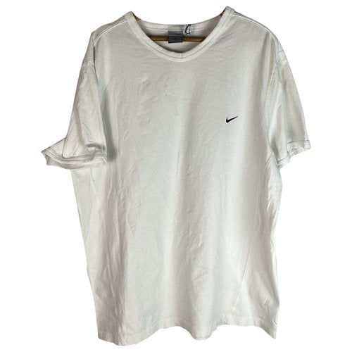 Pre-owned Nike T-shirt In White
