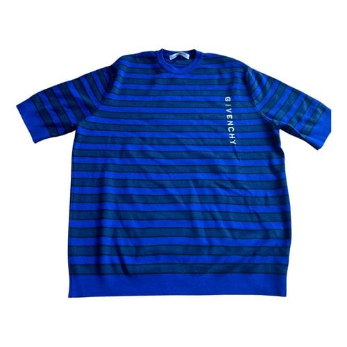 Pre-owned Givenchy Top In Blue