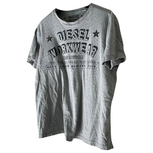 Pre-owned Diesel T-shirt In Grey