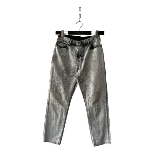 Pre-owned Stella Mccartney Straight Jeans In Grey
