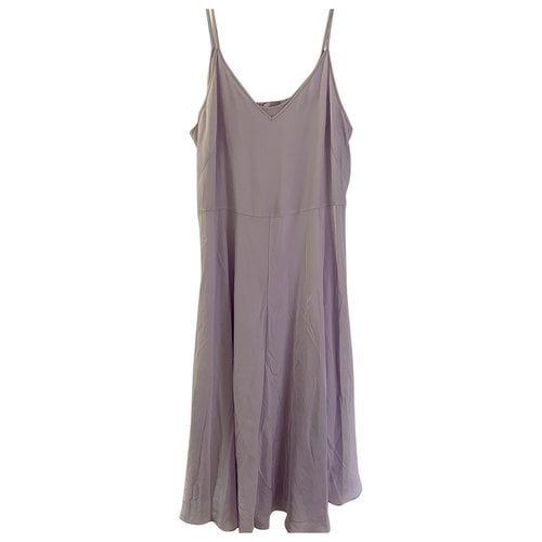 Pre-owned Vince Mid-length Dress In Purple