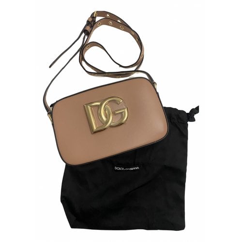 Pre-owned Dolce & Gabbana Leather Crossbody Bag In Brown