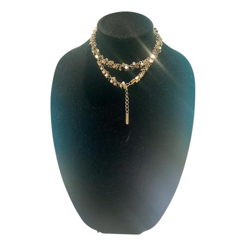Pre-owned Gianvito Rossi Necklace In Gold