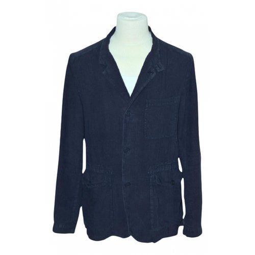 Pre-owned Z Zegna Cloth Vest In Blue