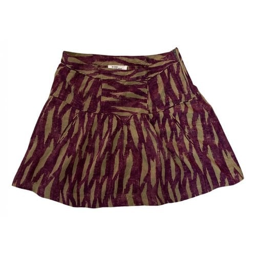 Pre-owned Isabel Marant Étoile Silk Mini Skirt In Multicolour