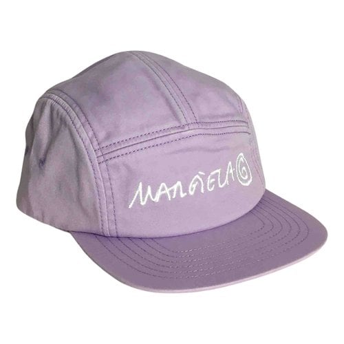 Pre-owned Maison Margiela Hat In Purple
