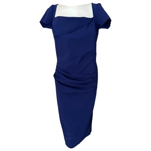 Pre-owned Chiara Boni Mid-length Dress In Blue