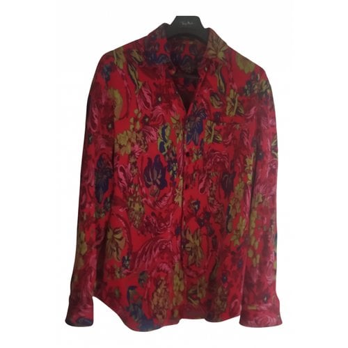 Pre-owned Versace Wool Shirt In Red