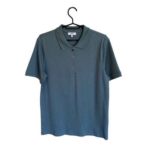 Pre-owned Reiss Polo Shirt In Blue