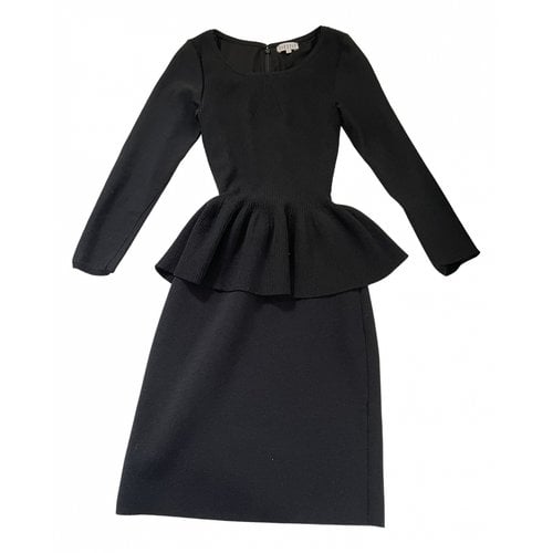 Pre-owned Claudie Pierlot Fall Winter 2020 Mid-length Dress In Black