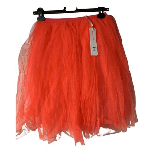 Pre-owned Repetto Mid-length Skirt In Orange