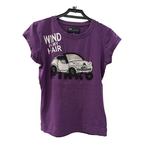 Pre-owned Pinko T-shirt In Purple