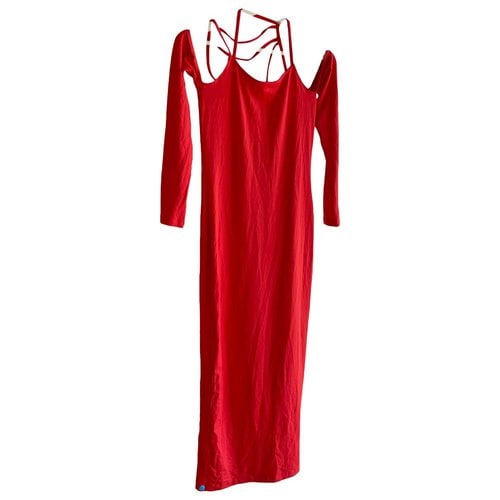 Pre-owned 8 By Yoox Maxi Dress In Red