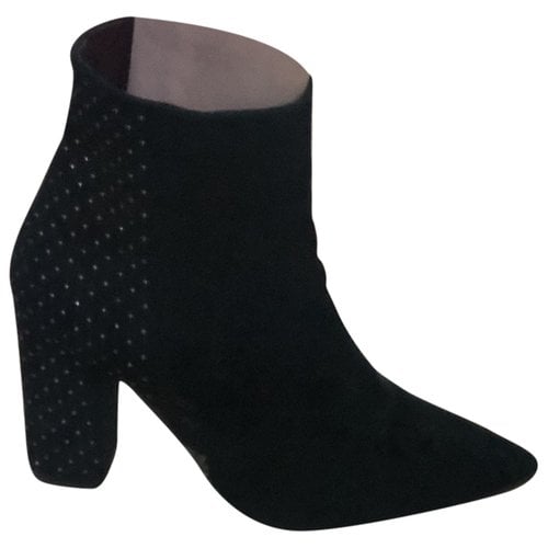 Pre-owned Carmens Ankle Boots In Black