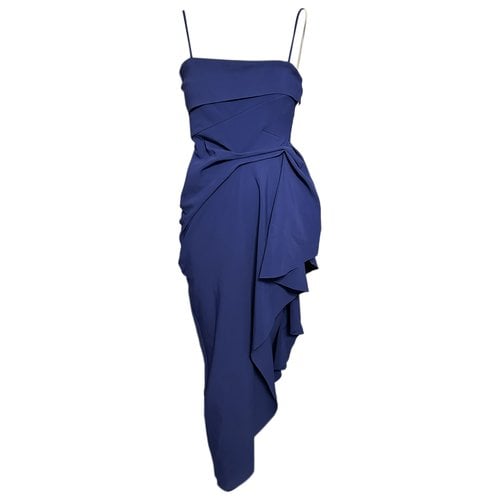 Pre-owned Chiara Boni Mid-length Dress In Blue