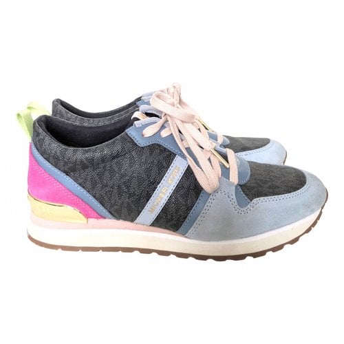 Pre-owned Michael Kors Leather Trainers In Multicolour