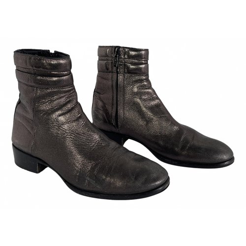 Pre-owned Jimmy Choo Leather Boots In Brown