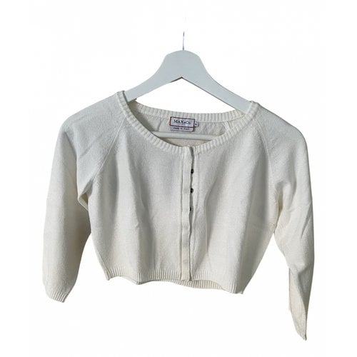 Pre-owned Max & Co Cardigan In White