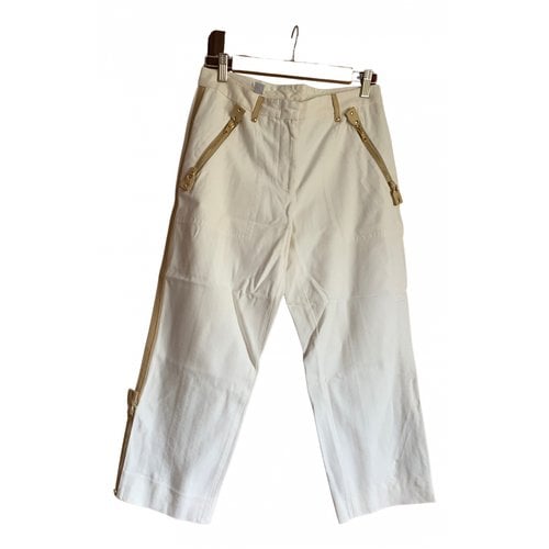 Pre-owned Moschino Carot Pants In Beige