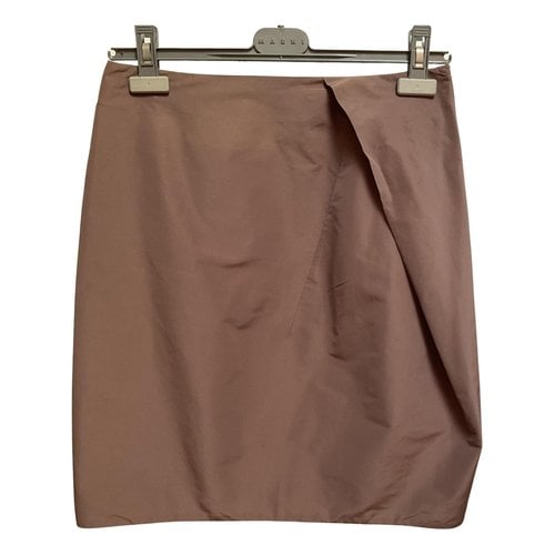 Pre-owned Marni Mini Skirt In Brown
