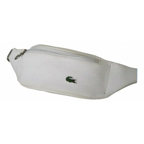 Pre-owned Lacoste Leather Small Bag In White