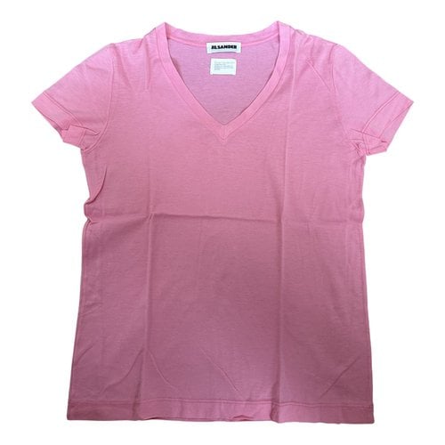 Pre-owned Jil Sander T-shirt In Pink