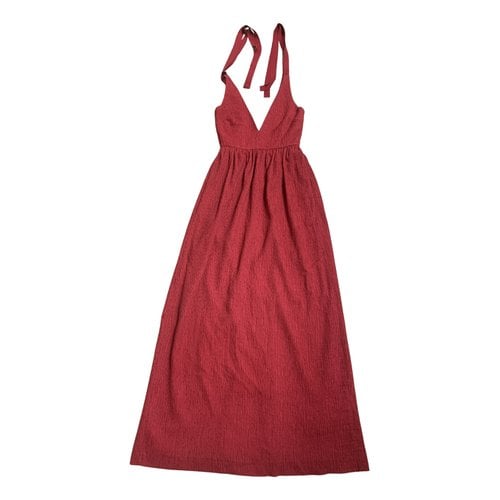 Pre-owned Rebecca Vallance Maxi Dress In Red