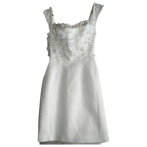 Pre-owned Rime Arodaky Mini Dress In White