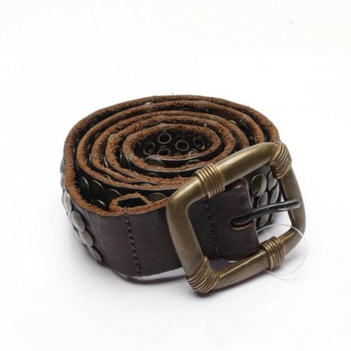 Pre-owned Htc Leather Belt In Multicolour