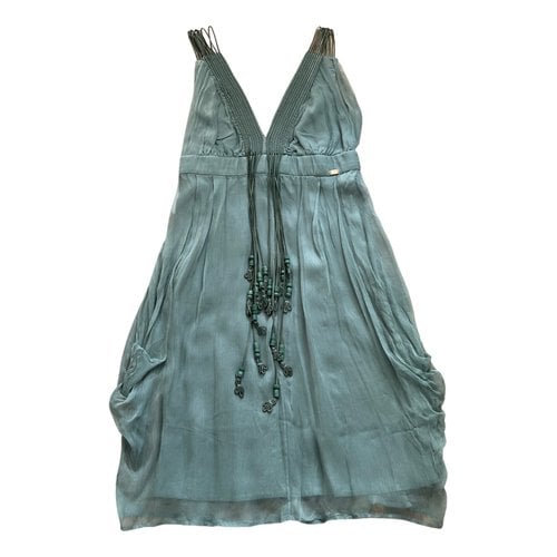 Pre-owned Miss Sixty Mini Dress In Green