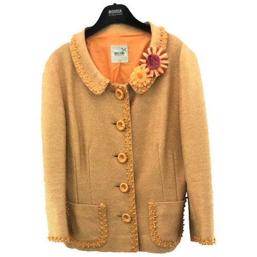 Pre-owned Moschino Cheap And Chic Jacket In Gold