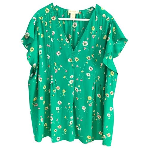 Pre-owned Cynthia Rowley Blouse In Green