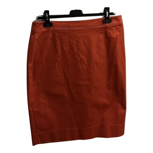 Pre-owned Givenchy Mid-length Skirt In Orange