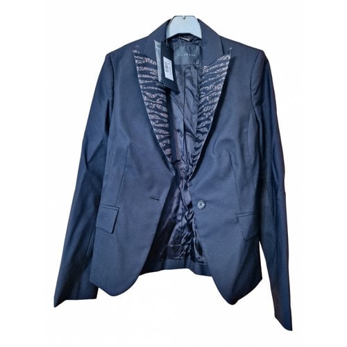 Pre-owned John Richmond Wool Suit Jacket In Blue