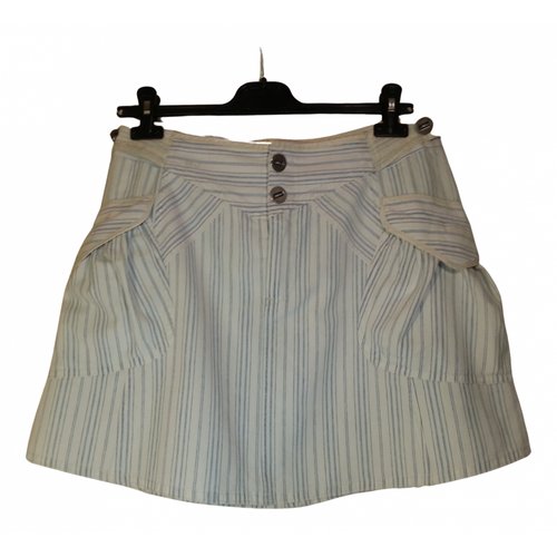 Pre-owned Marc By Marc Jacobs Mini Skirt In White