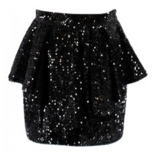 Pre-owned Alexandre Vauthier Skirt In Black
