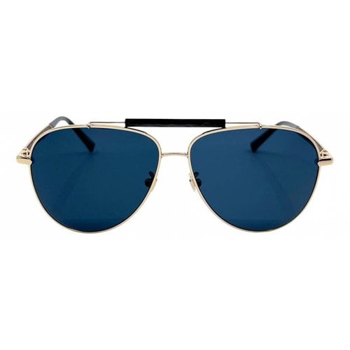 Pre-owned Chopard Aviator Sunglasses In Blue