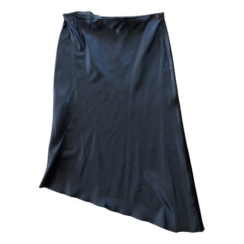 Pre-owned Victoria Mid-length Skirt In Black