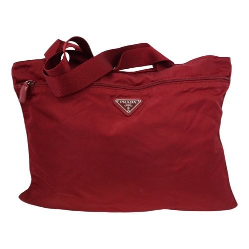 Pre-owned Prada Handbag In Red