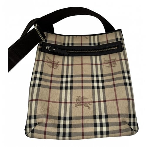 Pre-owned Burberry Cloth Bag In Beige