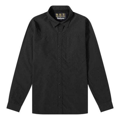 Pre-owned Barbour Shirt In Black