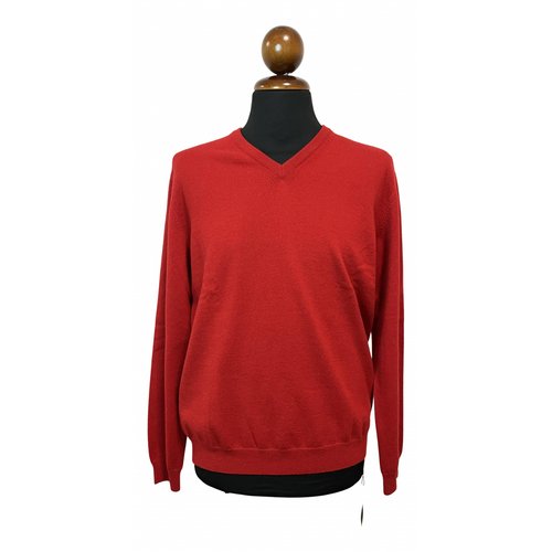 Pre-owned Zanone Cashmere Pull In Red