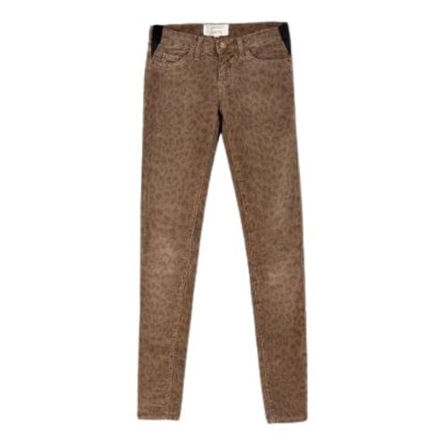 Pre-owned Current Elliott Trousers In Brown