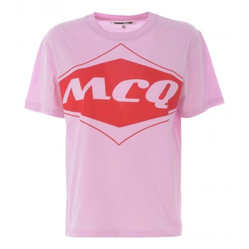 Pre-owned Mcq By Alexander Mcqueen T-shirt In Pink