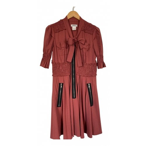 Pre-owned Sonia By Sonia Rykiel Mid-length Dress In Burgundy