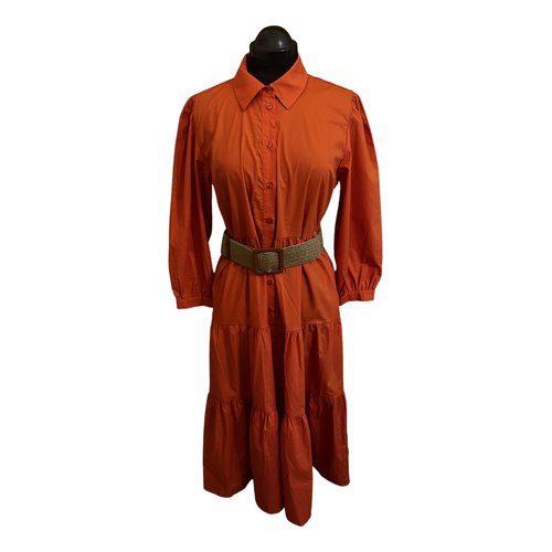 Pre-owned Liujo Mid-length Dress In Orange