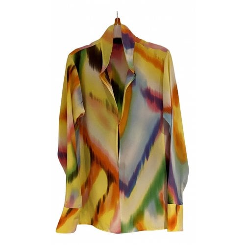 Pre-owned Fendi Silk Blouse In Multicolour