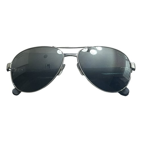 Pre-owned Chanel Sunglasses In Silver