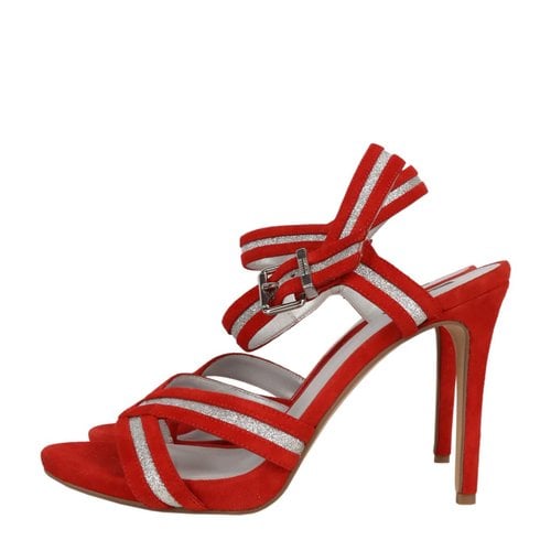 Pre-owned Steffen Schraut Cloth Sandal In Red